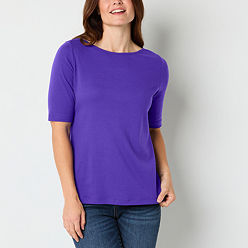 St. John's Bay Boat Neck Tops for Women - JCPenney