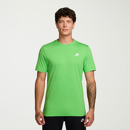 Nike Mens Crew Neck Short Sleeve Classic Fit Graphic T-Shirt, Large, Green
