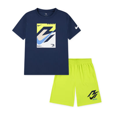 Nike 3BRAND by Russell Wilson Big Kid Boys 2-pc. Short Set