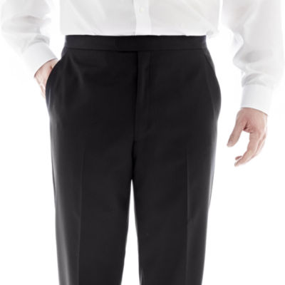 Stafford® Flat-Front Tuxedo Pants–Big & Tall