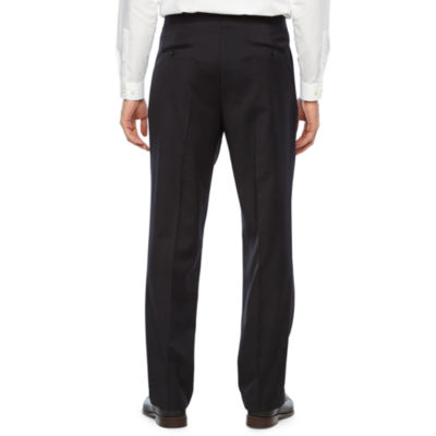 Stafford® Pleated Tuxedo Pants