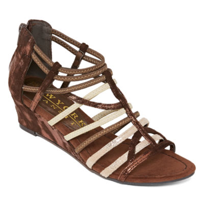 New York Transit Womens Impressed Again Wedge Sandals