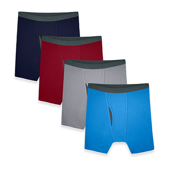 Fruit of the Loom Cool Zone Fly Mens 4 Pack Boxer Briefs - JCPenney