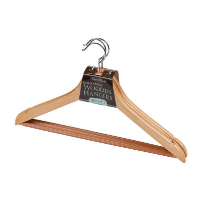 Kennedy International 3pc Wooden Hangers Hangers