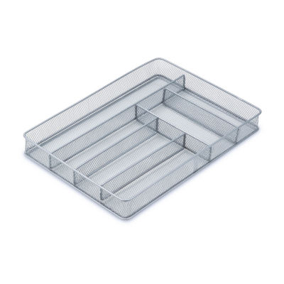 HoneyCanDo Silver 16" X 11" Mesh MultiPurpose Drawer Organizer