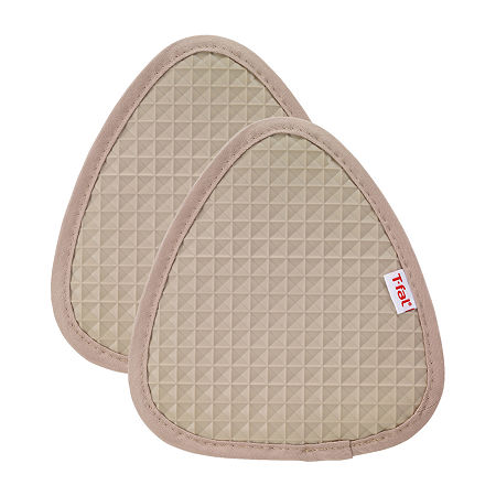 T-Fal Silicone Waffle 2-pc. Pot Holders, One Size, Beige