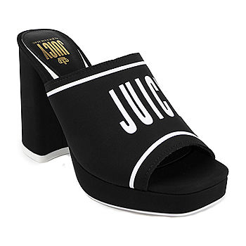 tiener Onvoorziene omstandigheden Fruitig Juicy By Juicy Couture Womens Heeled Sandals, Color: Black - JCPenney