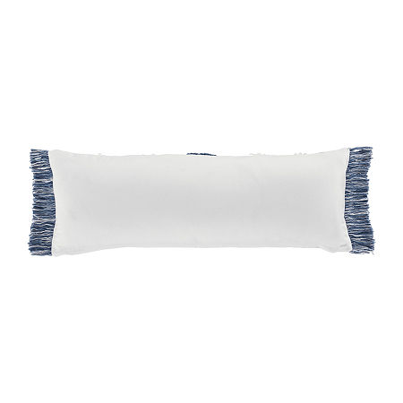 Queen Street South Hampton Lumbar Pillow, One Size, Blue