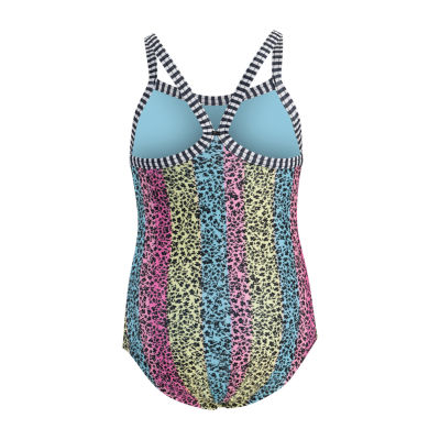 Dolfin Little & Big Kid Girls Easy-on + Easy-off One Piece Swimsuit
