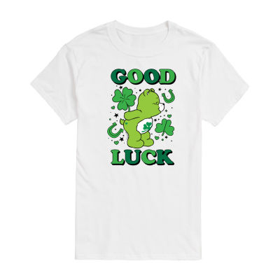 Mens Short Sleeve Care Bears St. Patrick's Day Graphic T-Shirt