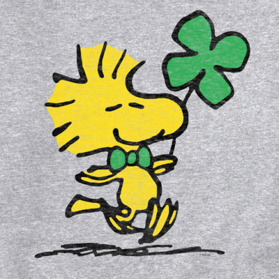 Mens Long Sleeve Peanuts St. Patrick's Day Sweatshirt