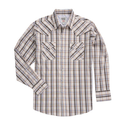 Ely Cattleman Mens Long Sleeve Western Shirt