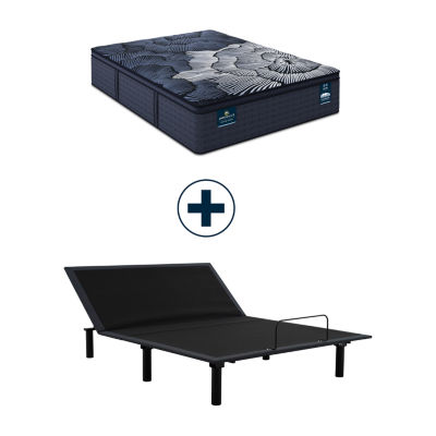 Serta® Quilted Perfect Sleeper X™ Hybrid Max 15" Plush Pillow Top - Mattress + Adjustable Base