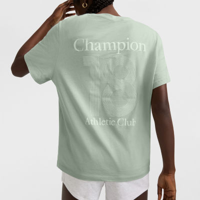 Champion Womens Crew Neck Short Sleeve Active T-Shirt