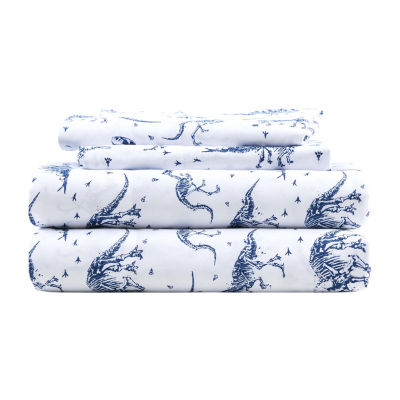 INK+IVY Kids Austin Blue Camo Complete Bedding Set with Sheets