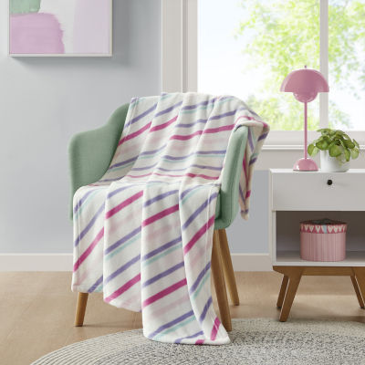 INK+IVY Kids Multi Stripe Throw