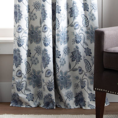 Martha Stewart Jakarta Back Tab Blackout Set of 2 Curtain Panel