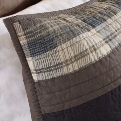 Woolrich Winter Plains 100% Cotton Oversized Quilt Mini Set