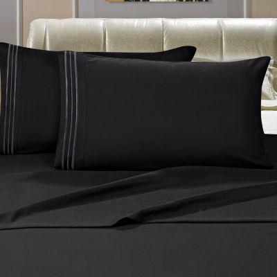 Elegant Comfort Wrinkle Resistant Bed Sheet set with Deep Pocket, HypoAllergenic