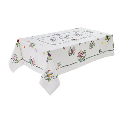 Portmeirion Botanic Birds Tablecloth, Color Ivory JCPenney