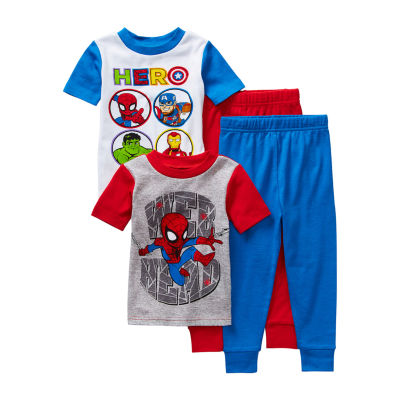 Toddler Boys 4-pc. Marvel Spiderman Pajama Set