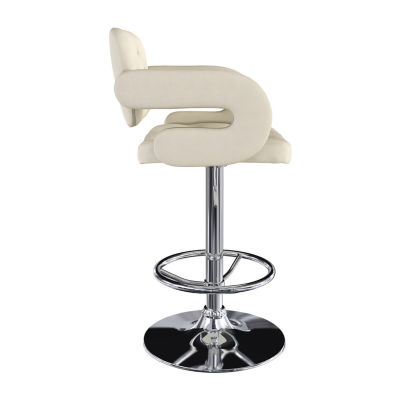 Corliving 2-pc. Upholstered Tufted Swivel Bar Stool
