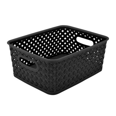 Kennedy International Black Weave Storage Box