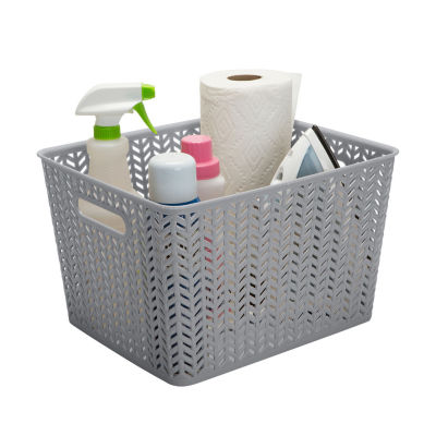 Kennedy International Gray Weave Storage Boxes