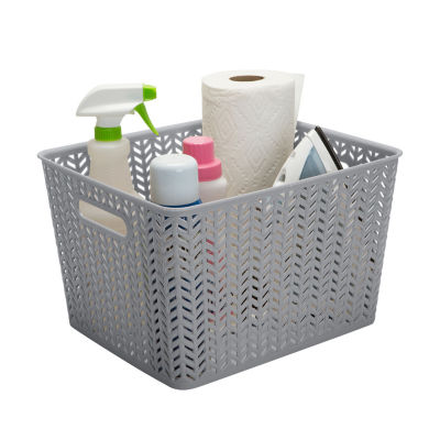Kennedy International Gray Weave Storage Box