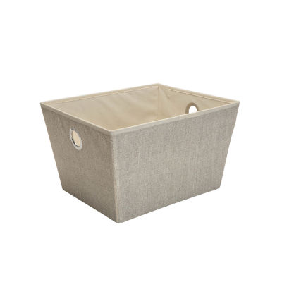 Kennedy International Beige Fabric Storage Boxes