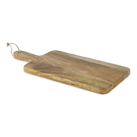 Linden Street 13x6 Mango Wood Cheese Board, One Size, White