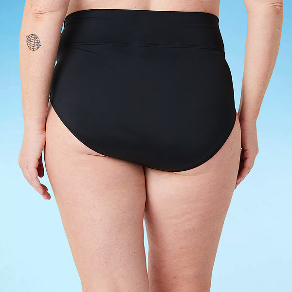 Trimshaper Womens High Waist Bikini Swimsuit Bottom Plus