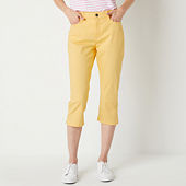 Yellow Capris & Crops for Women - JCPenney