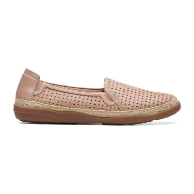 Womens Roxy Rae Slip On Casual Shoe - White / Confetti Cake