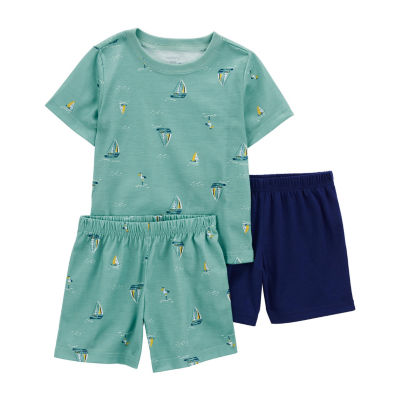 Carter's Toddler Boys 3-pc. Shorts Pajama Set