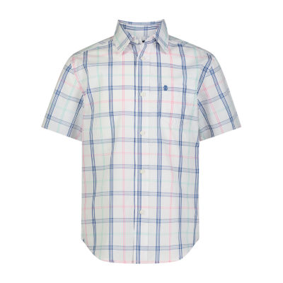 IZOD Little & Big Boys Short Sleeve Button-Down Shirt