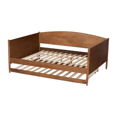 Veles Wooden Daybed with Trundle - Frame Only