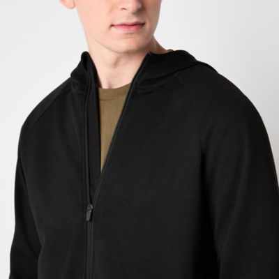 Arizona Mens Long Sleeve Athleisure Zip-Up Hoodie