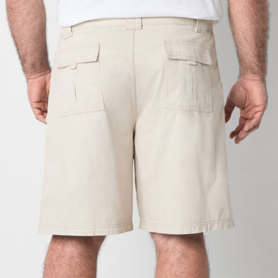 St. John's Bay Hiking 10" Mens Big and Tall Stretch Fabric Cargo Short