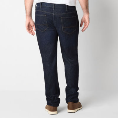 Shaquille O'Neal XLG Big and Tall Mens Tapered Athletic Fit Jean