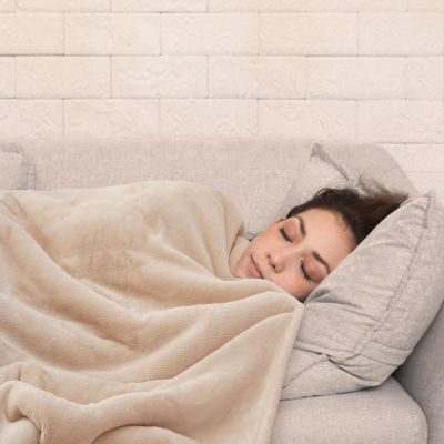 Sealy® Flannel Heated Midweight Blanket