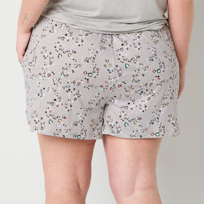 Sleep Chic Womens Plus Pajama Shorts