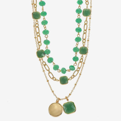 Liz Claiborne Womens 17 Inch Collar Necklace