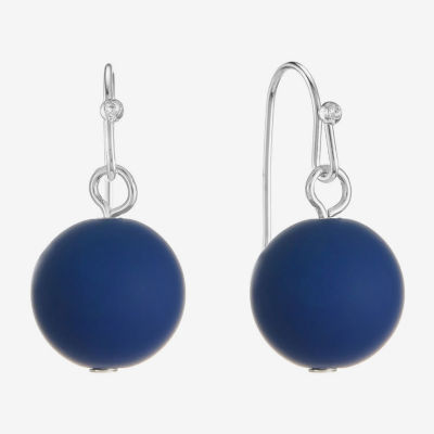 Liz Claiborne Womens Round Drop Earrings