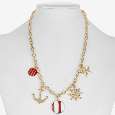 Liz Claiborne Womens 17 Inch Statement Necklace