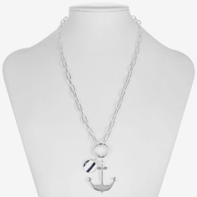 Liz Claiborne Womens 17 Inch Pendant Necklace