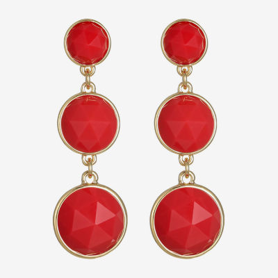 Liz Claiborne Womens Hypoallergenic Drop Earrings