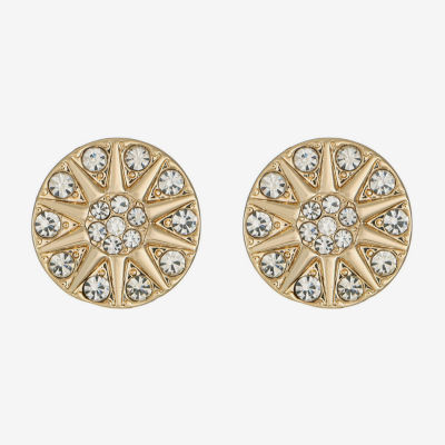 Liz Claiborne Glass 17mm Stud Earrings
