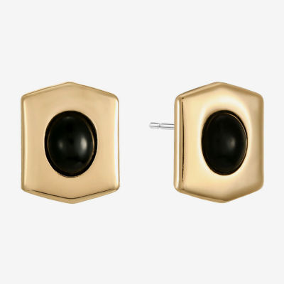 Monet Jewelry Black 19mm Stud Earrings