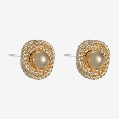 Monet Jewelry 16mm Knot Stud Earrings